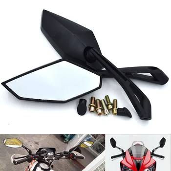 

Universal 8mm 10mm Motorcycle Rearview Mirrors Motorbike Mirrors For Kawasaki Ninja 500R EX500 650R EX650 ER-6F ER-6N ZX9R