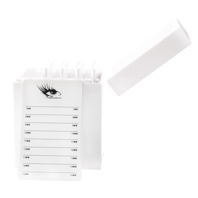 white 5 layers Коробка для хранения ресниц 5/10 слоев акриловый поддон держатель ресницы Индивидуальный объем ресниц Дисплей Стенд для наращивания ресниц инструмент - Цвет: white 5 layers
