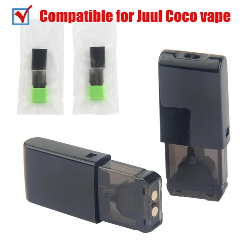 Сменный картридж для Juul Pods 10 шт. вейпа атомайзер электронных сигарет 1 9 Ом мл