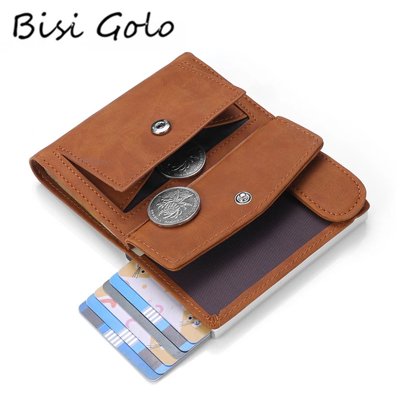 Умный кошелек BISI GORO для кредитных карт Модный чехол с защитой от кражи и RFID