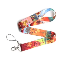 CA109 король льва ремешки с анимационными персонажами шнур ID значок шеи ремни веревка цепи ожерелье ювелирные изделия 1 шт