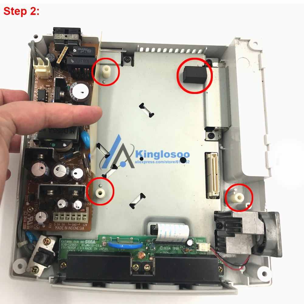 DIY печатная плата и 120G Внутренний жесткий диск игры для Sega Dreamcast DC игровая консоль w/120 PCS игры