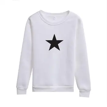 

MISSKY Women Sweatshirts Long Sleeve Round Collar Loose Thicken Fleece Sweatshirts Coat for Autumn Winter Wear Female Clothes