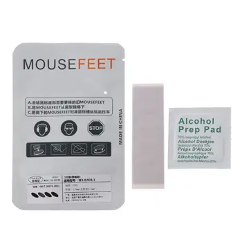 

1 Set 0.6mm Curve Edge Mouse Feet Mouse Skates For microsoft IE3.0 IO1.1 Mouse