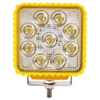 

LED square omni engineering vehicle lamp maintenance work lighting 27 w concentrated truck freight car headlights