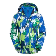 Лыжная куртка Детская толстовка теплые лыжные куртки для девочек ветрозащитная верхняя детская одежда для снега Спортивная одежда для сноубординга