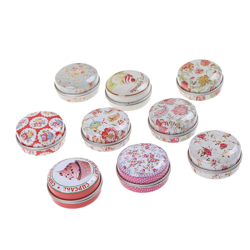 

1PC Mini Tin Pill Case Box Metal Packing Tin Jar Boxes Small Medicine Case Cans Coin Headphones Nail Travel Pill Box