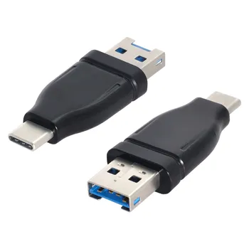 

CY Combo Type-C USB-C & USB 3.0 to Micro SD SDXC TF Card Reader Adapter 100MB/s 2 in 1