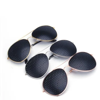 

CUBOJUE pinhole glasses improve vision aviation unisex eyewear Anti-fatigue 2 pcs/lot cheap wholesale