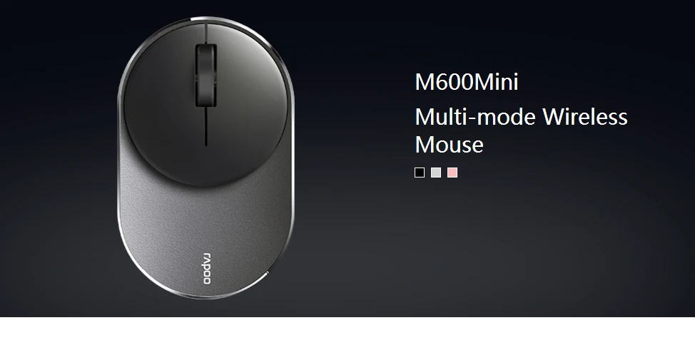 Оригинальная многофункциональная беспроводная мини-мышь RAPOO M600, usb, для ноутбука, Bluetooth 3,0, 4,0 и беспроводная мышь 2,4G, компьютерная мышь для дома и офиса
