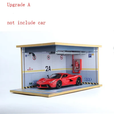 1:18 Модель автомобиля из сплава подземная парковка под землей массива дерева