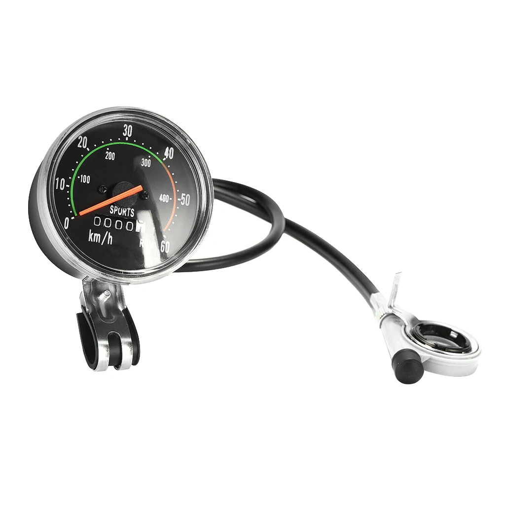 Mechanical Bicycle Speedometer Bike Milometer ,Analog Odometer ,Classic