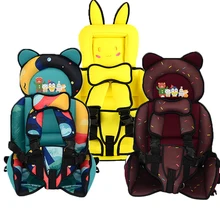 Портативное сиденье для детского стула, утолщенная губчатая Подушка с ремнем, тканевый коврик для безопасности ребенка, новейшая подушка для сиденья на стул Портативное сиденье для детского стула, утолщенная губчатая Подушка с ремнем, тканевый коврик для безопасности ребенка, новейшая подушка для сиденья на стул