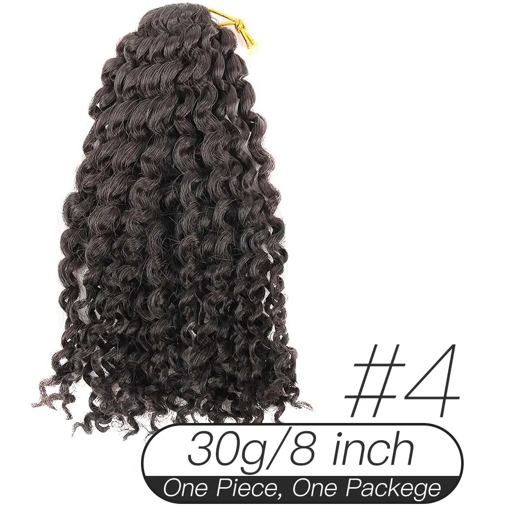 Xnaira Afro Ombre Marley Crochet Braid Hair Fake Colored Strands Synthetic Hair Braids Pre Stretched Braiding Hair Extensions - Цвет: 4