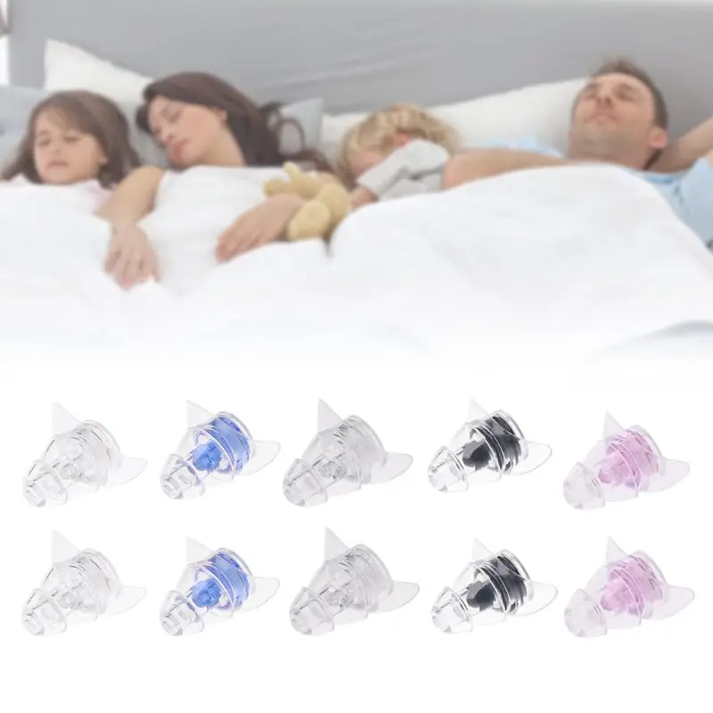 

Portable Earplugs Sleeping Working Ear Plugs Music Festival Vocal Concert Noisy Place Noise Reducer Silencer Hearing Protection