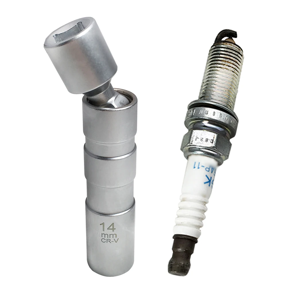 14mm 12Pt 3/8'' Drive Spark Plug Socket with Swivel for BMW 1/3/5 Series E81 E60