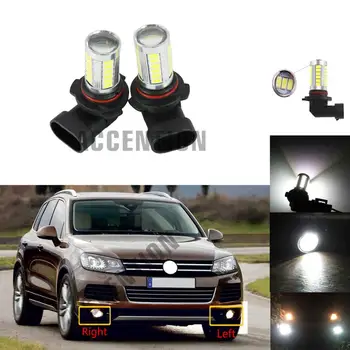 

LED Light Bulbs For VW Touareg 2011 2012 2013 2014 Car-Styling Front LED Fog Light Fog Lamp Bulbs