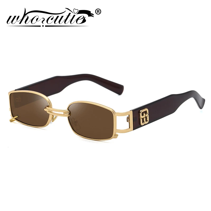 Retro Cool Rechteck Sonnenbrille Männer 2020 Marke Design Metall  Rechteckigen Rahmen Steam Punk Sonnenbrille Kühlen Shades für Frauen  S345|Men's Sunglasses| - AliExpress