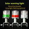 Solar Powered Marine LED Beacon Light Light Controlled Navigation Signal Sailing Warning Light With Portable Detachable bracket 1