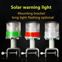 Solar Powered Marine LED Beacon Light Light Controlled Navigation Signal Sailing Warning Light With Portable Detachable bracket 1