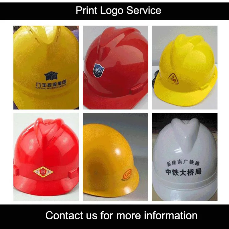 Защитный шлем, рабочая крышка, высокопрочный PE/ABS материал, строительные шлемы, защитная жесткая шляпа, Мужская Печать логотипа
