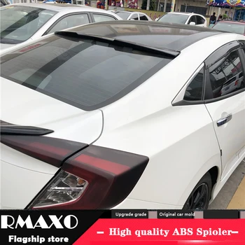 

For HONDA civic ROOF Spoiler 2016 civic High Quality ABS Material Car Rear Wing Primer Color Rear Spoiler
