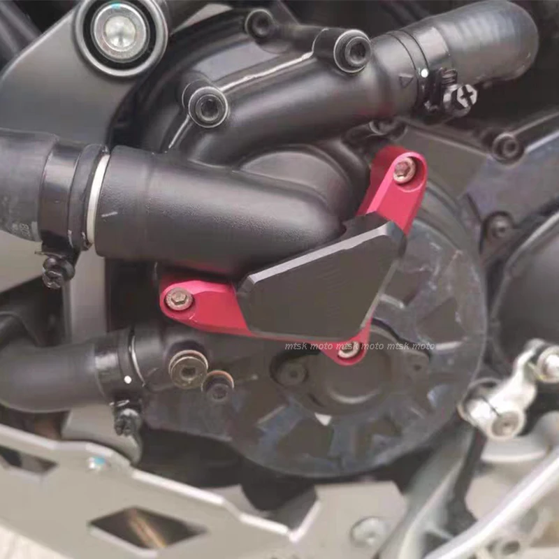 Motorcycle CNC Water Pump Protector Guard Cover for Ducati Hypermotard Multistrada 950 1200 (14)