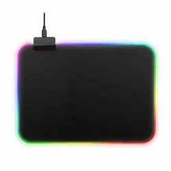 Para o ajuste durável de borracha luminoso da almofada do rato da sinfonia da ilusão fresca e macia que ilumina a almofada do rato do jogo