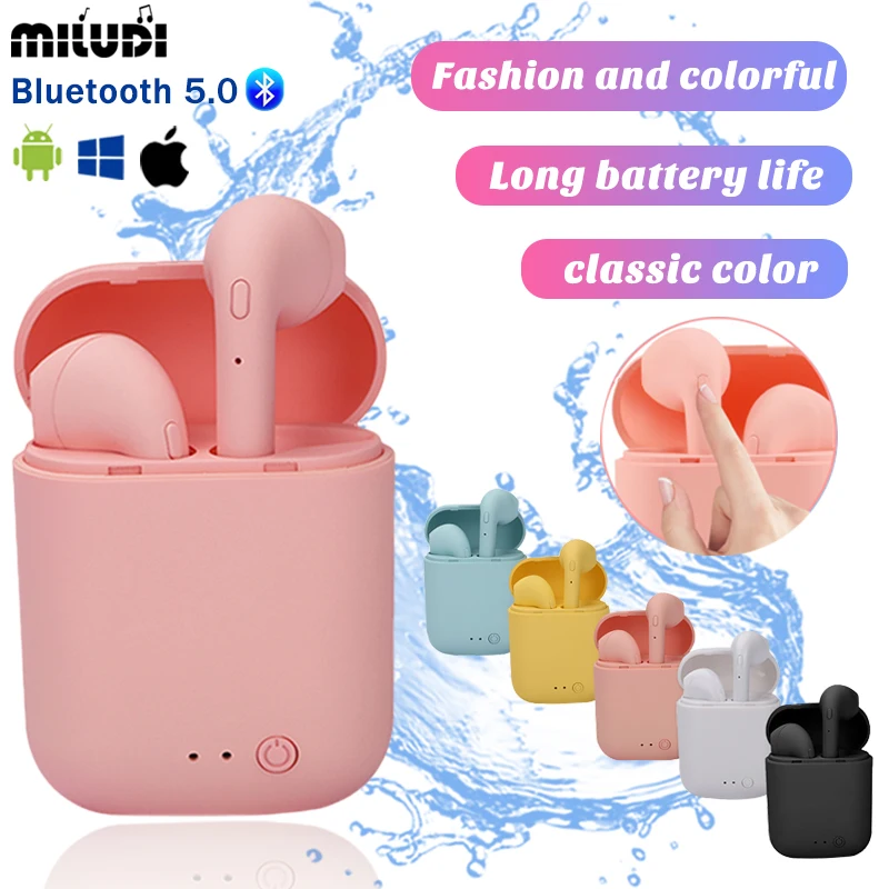 Auriculares inalámbricos TWS Mini-2, cascos deportivos impermeables con Bluetooth para música, para negocios, funciona en todos los teléfonos inteligentes