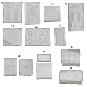 

3D Mini Cup Bottle High Heels Bread Pot Pendant Resin Casting Mold Silicone Mold Kit Miniture Food Play Mold Tools