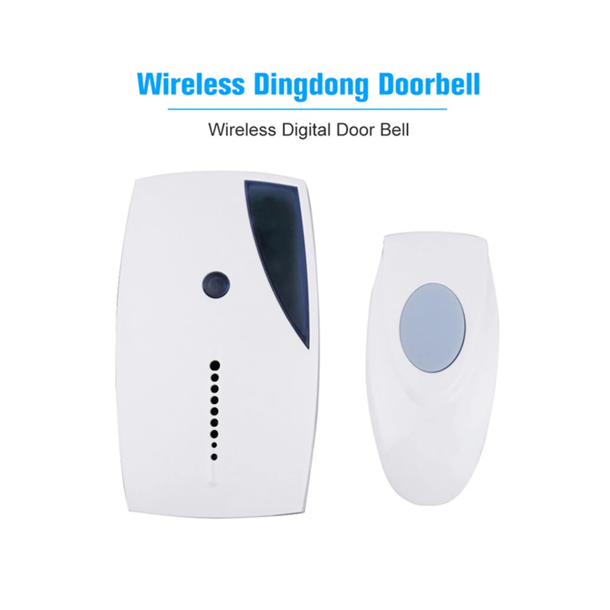 

Wireless Digital Door Bell Wireless Dingdong Doorbell 32 Ringtones Long Distance 1 Transmitter + 1 Receiver For Home/Office/Shop