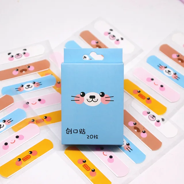 Waterproof Adhesive Bandages Wound Plaster First Aid Emergency Kit Band Aid Stickers for Kids Children NO.14