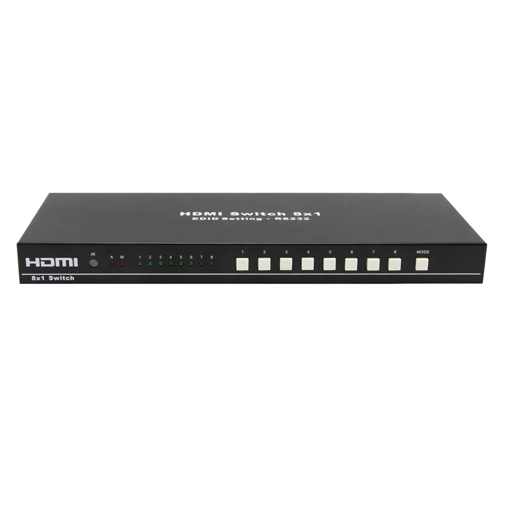 8 порта HDMI переключатель переходник 8x1 4K* 2K 3D HD1080p AC3/DSD ИК RC управление Женский Разъем для DVD PS34 HDTV