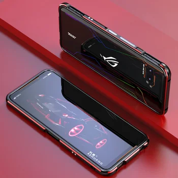 

For Asus ROG Phone 2 ROG Mobile Phone Shockproof Case Aluminum Metal Frame For II ZS660KL 6.59" Asus ROG 2 Back Cover
