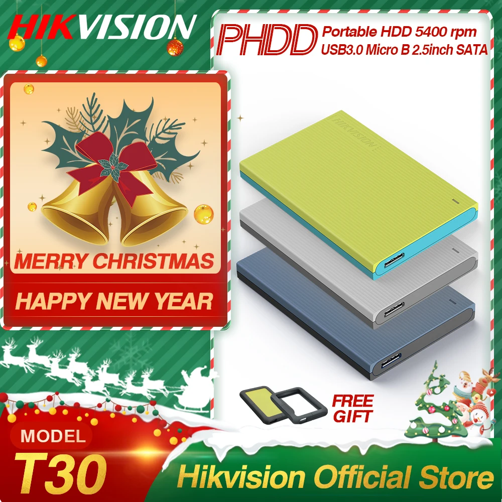 Hikvision 1 ТБ портативный жесткий диск внешний 2 HDD USB3.0 Micro B Мобильный Внешний накопитель для ПК ноутбука HikStorage