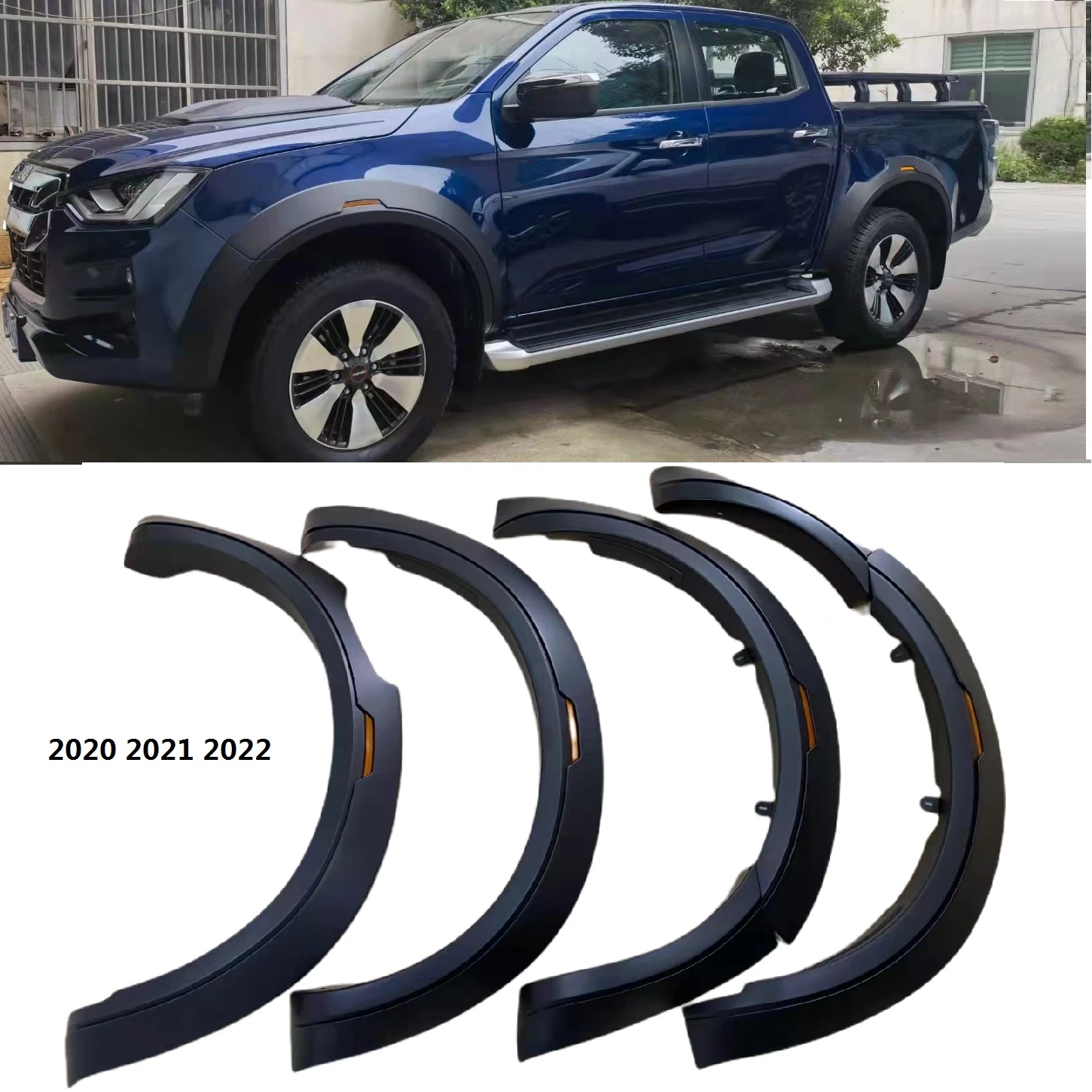 Fender Flares Fit For Isuzu Dmax Dmax 2021 2022 Auto Fender Car Parts Exterior Accessories
