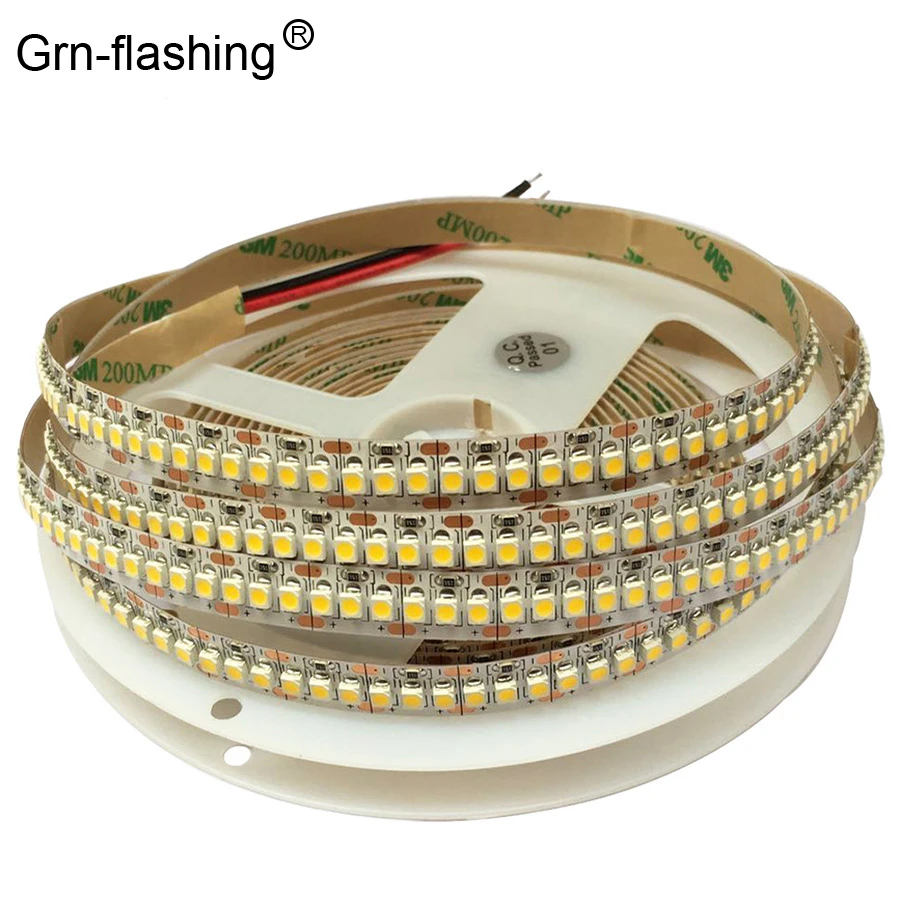 

LED Strip 1M 2M 3M 4M 5M 3528 240LEDs/m DC12V High Brightness Non-Waterproof 2835 Flexible LED tape Light Warm White / White