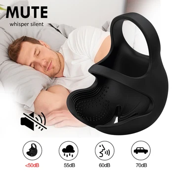 Wireless Remote Penis Vibrating Ring Dildo Vibrators For Men Scrotum Massager Male Chastity Cage Testicle Bondage Adult Sex Toys 4