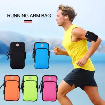 

Sports Armband Bag Arm Band Wrist Wrap Nylon Pockets Running Mountaineering Sport Arm Package Riding Gym Jogging Exercise