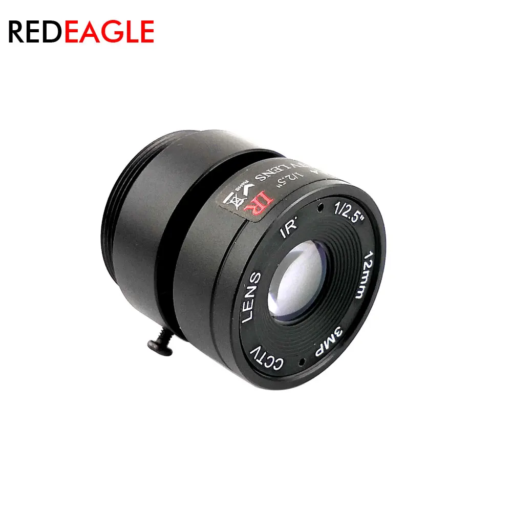 High Quality 3MP 4mm 6mm 8mm 12mm CS Mount CCTV Lens with 650nm IR Filter