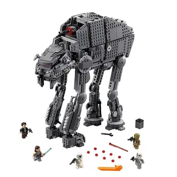 

First Order Heavy Assault Walker Building Block With Action Figures Compatible Lepining Star Wars Sets Toys For Children 75189