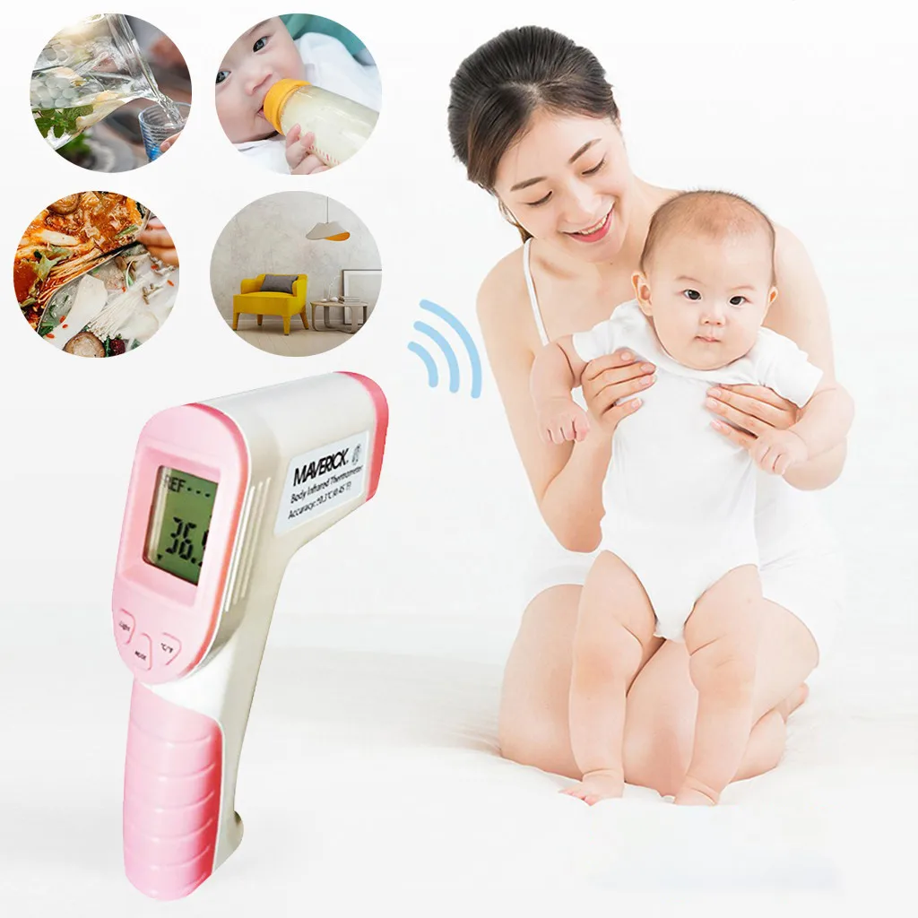 

Household Health Monitor Thermometer , Non Contact Digital Multi-function Laser Infrared IR Forehead Thermometers Gun 2020 Hot