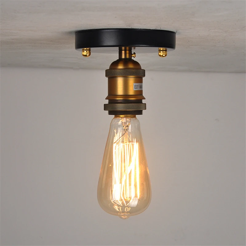 Nordic Bronze Pendant Lights American Industrial Decor Living Room Lamp Restaurant Black Luminaire Kitchen Fixtures | Освещение