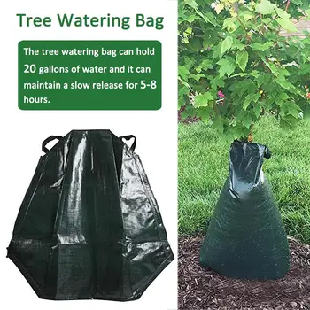 

PE Tree Watering Bag 20 Gallon Slow Release Watering Bag Tree Drip Irrigation Bag for Trees Automatic watering tool