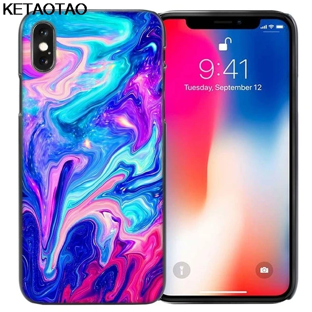 Многоцветный Чехол KETAOTAO для samsung galaxy S4 S5 S6 S7 S8 S9 S10 edge Note из мягкого ТПУ резины и силикона - Цвет: Многоцветный