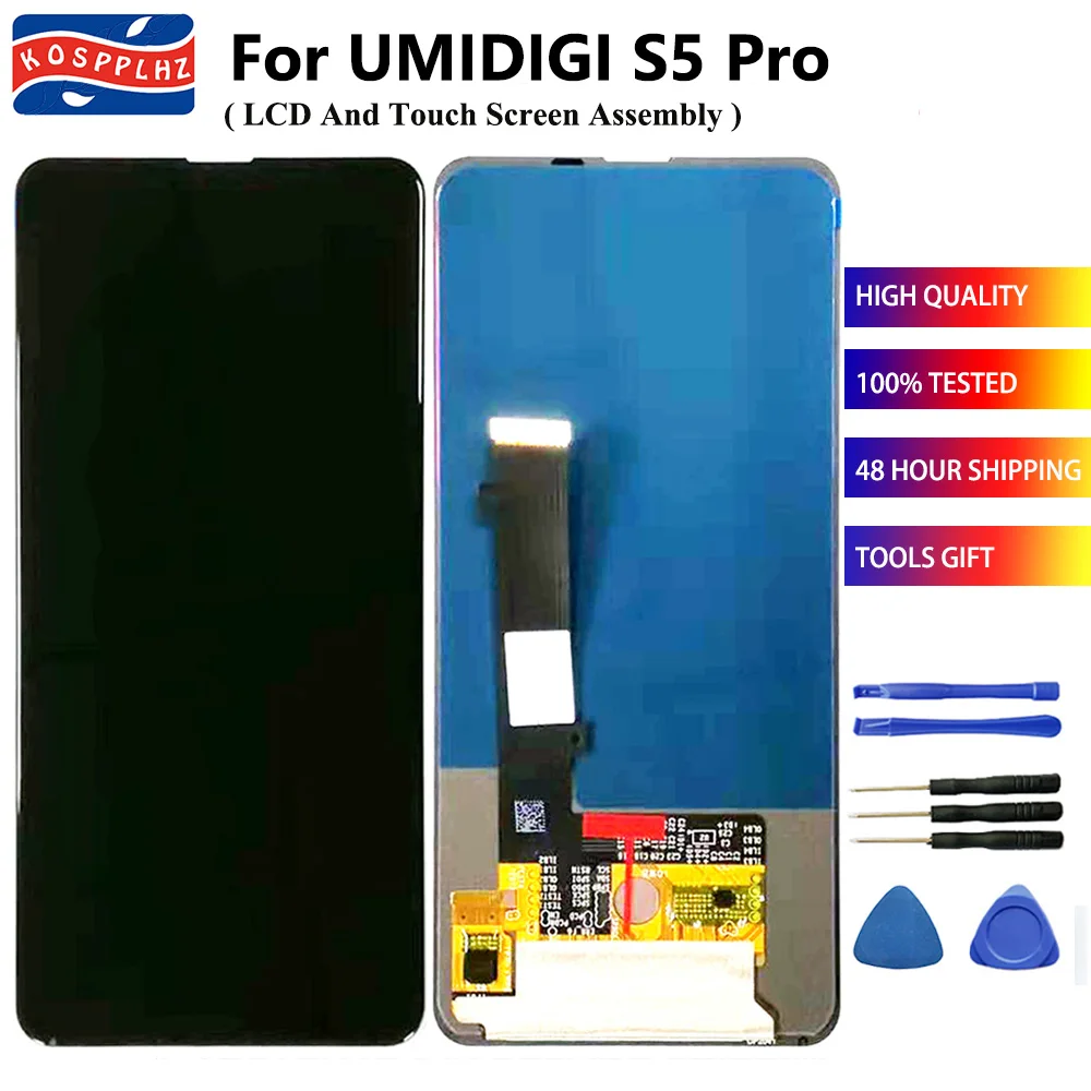 ЖК-дисплей с сенсорным экраном в сборе для UMIDIGI S5 Pro S5Pro сменный дисплей со