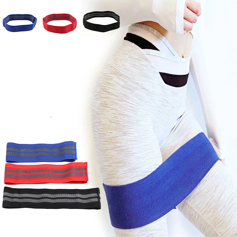 Hip-Resistance-Bands Stretching Training Fitness Booty Exercise Workout Yoga Anti-Slip