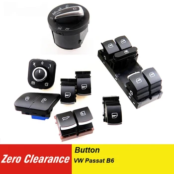 

5ND959857 Car Headlight Window Rearview Mirror Switch + Central Door Lock + Fuel Tank Trunk Button For VW Passat B6 5ND 941 431B