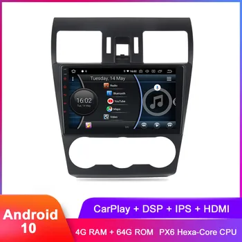 

9" IPS Android 10 Carplay For Subaru Forester WRX 2013 2014 2015 Stereo Radio FM GPS Navigation DSP Audio Video Headunit BT 5.0