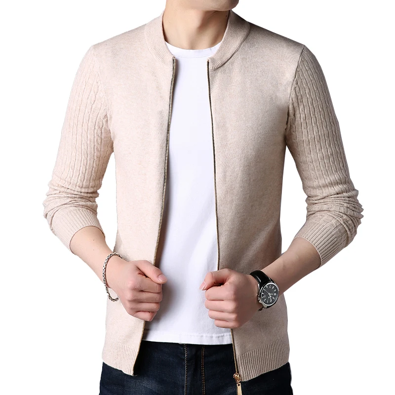 New Autumn Winter Knitted Cardigan Men Sweater Cardigan Sweater Men's Slim Sweater Coat Pure Color Jacket Cardigan New Autumn Winter Knitted Cardigan Men Sweater Cardigan Sweater Men's Slim Sweater Coat Pure Color Jacket Cardigan